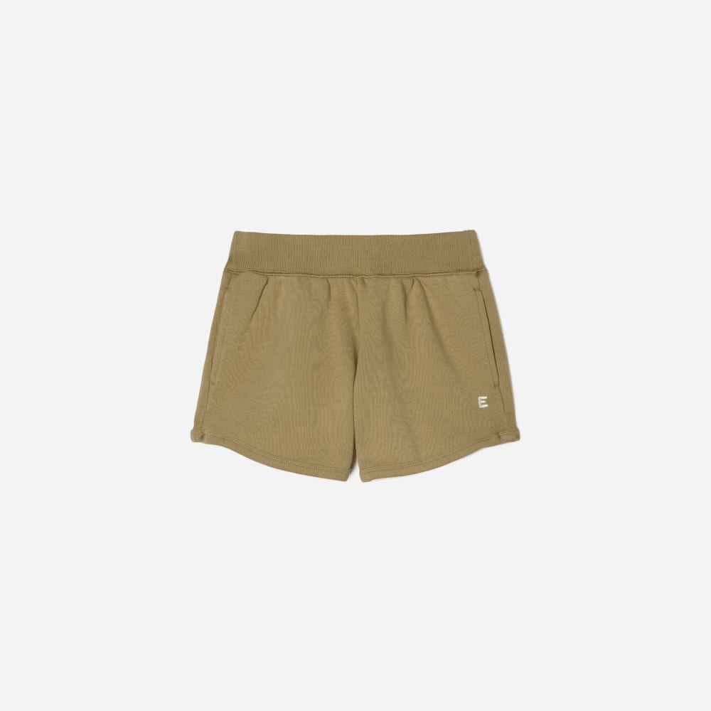 The Track Sweatshort in Fennel Seed — front view