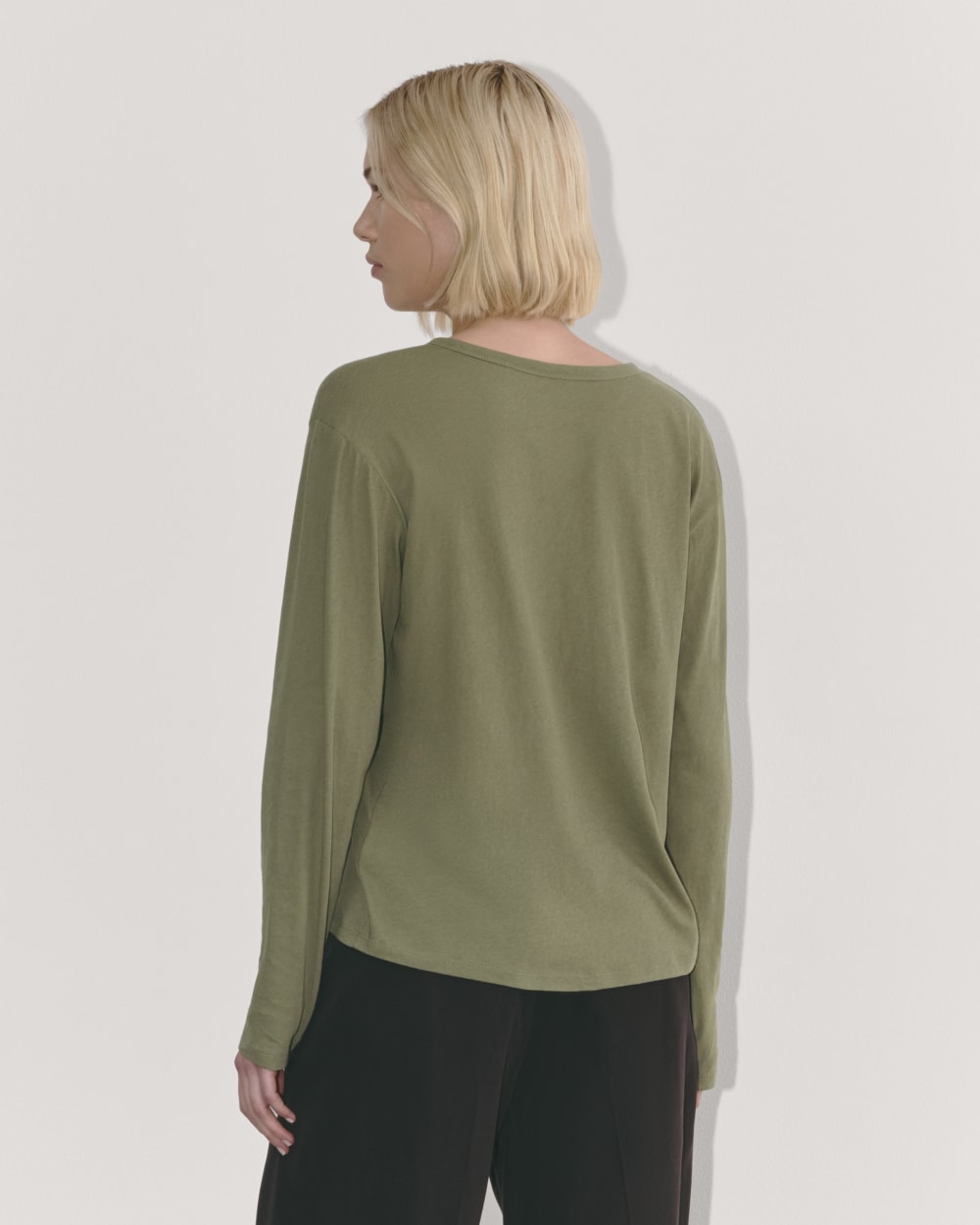 The Air Long-Sleeve Tee in Kalamata — detail view