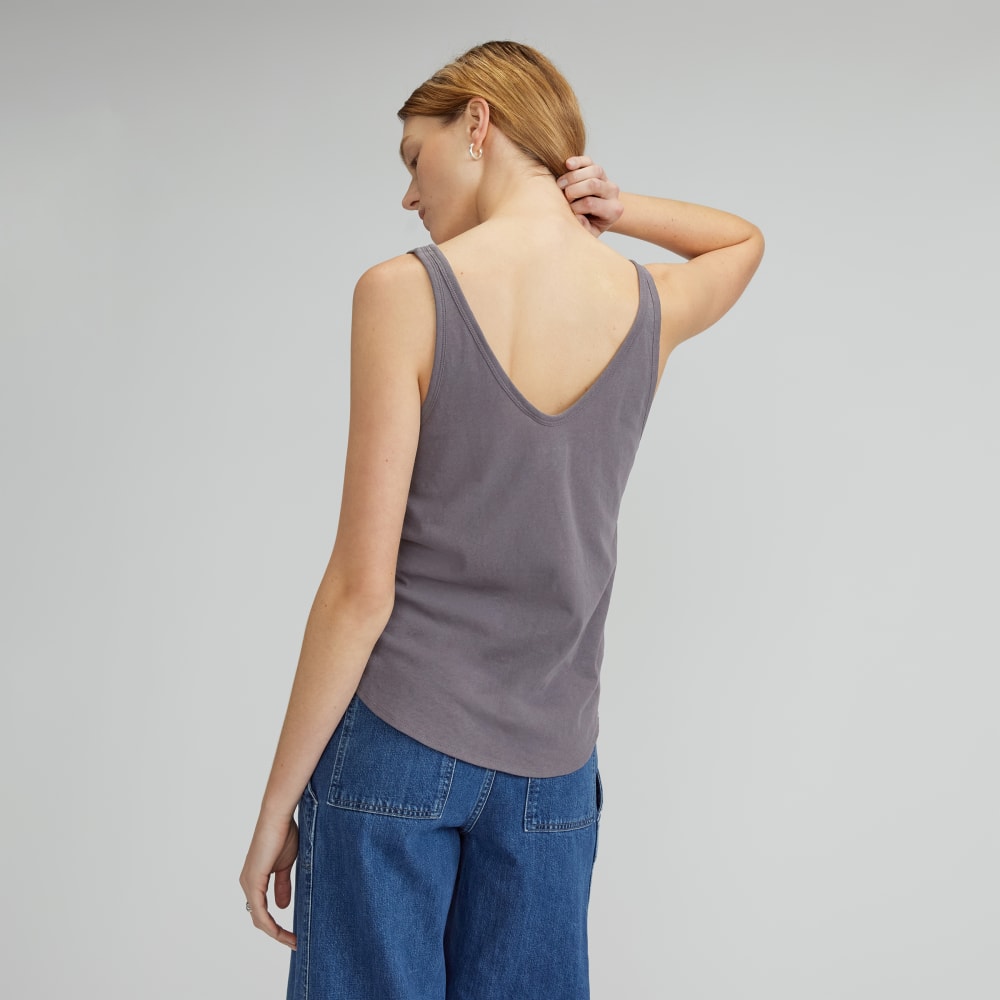 The Air Cami in Boulevard Grey — detail view