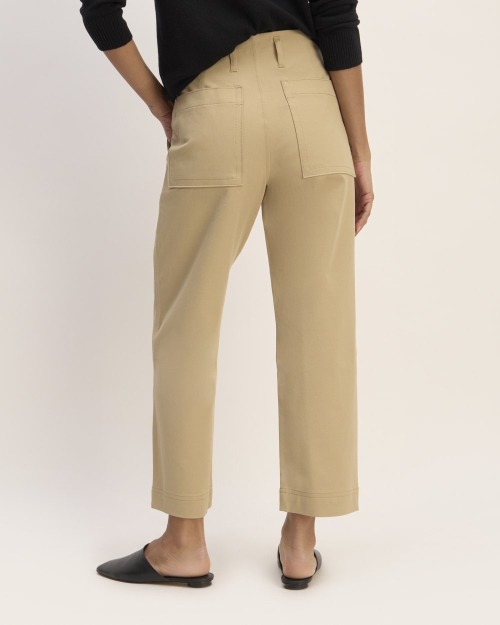 The Bi-Stretch Utility Pant in Cornstalk — detail view