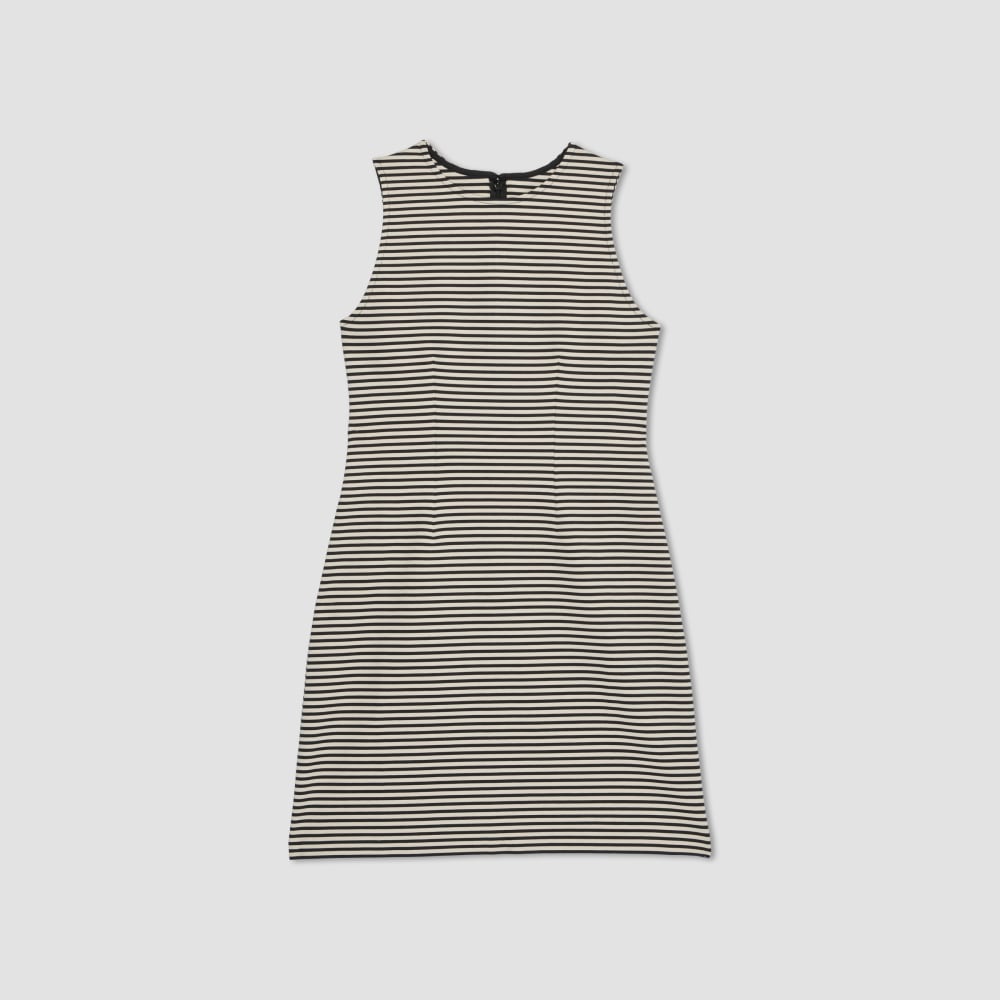 The Dream '90s Shift Dress in Parchment / Black — alternate view
