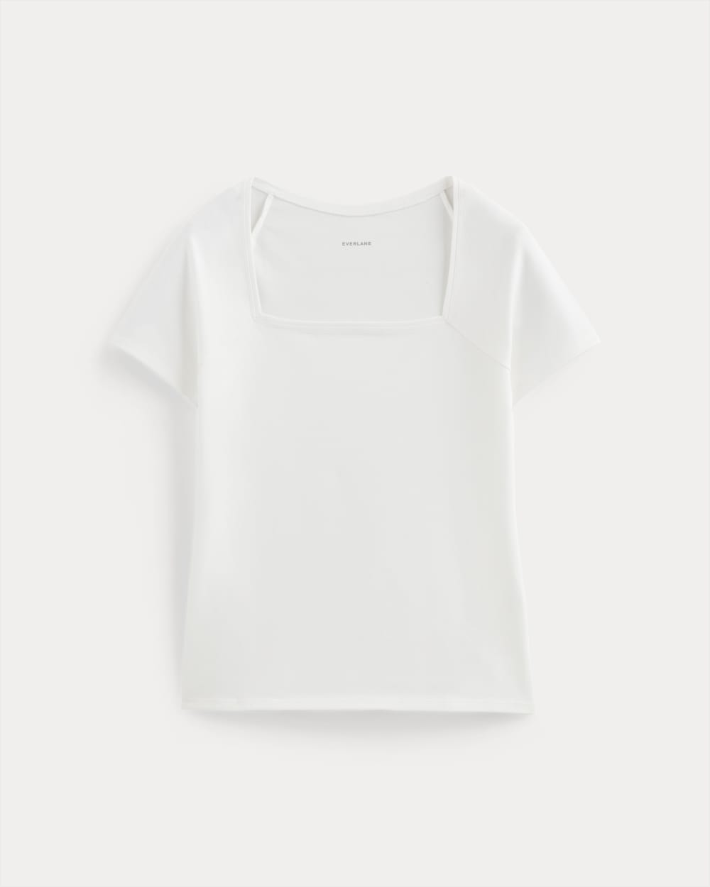 The Form Square-Neck Top in White — alternate view