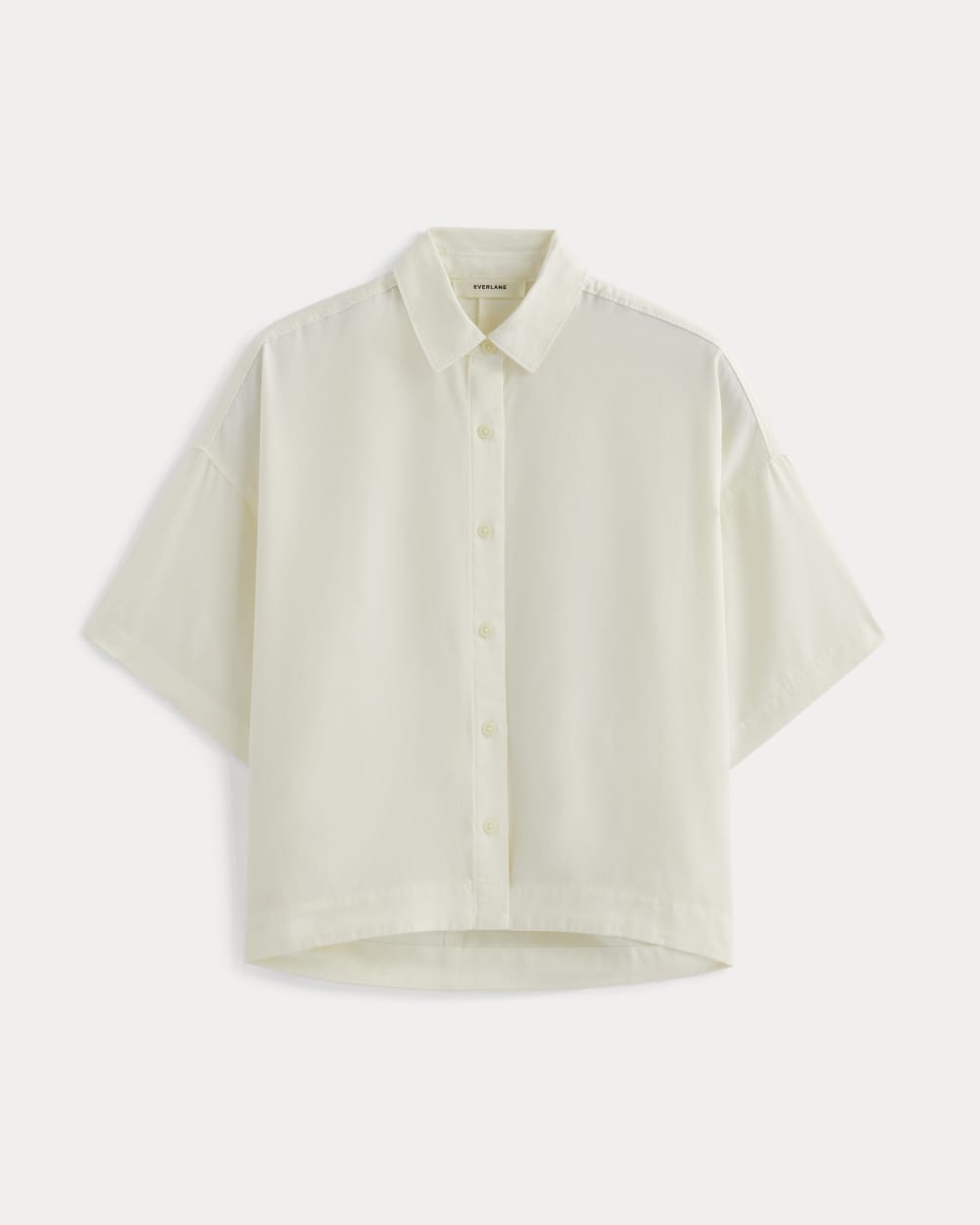 The Short-Sleeve Square Shirt in Butterlite in Bone — alternate view