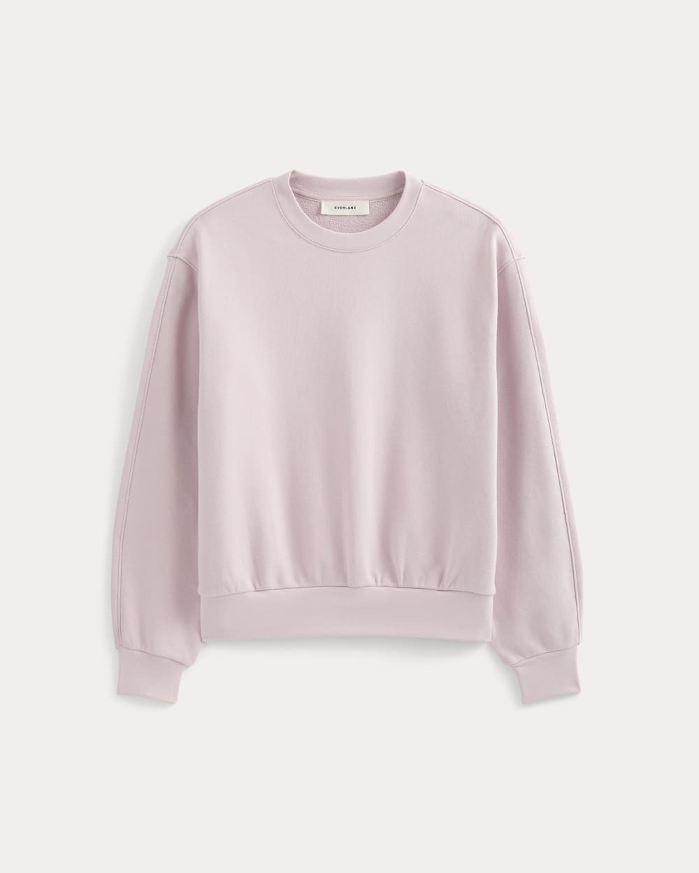 Lightweight Terry Blouson Crew in Burnished Lilac — alternate view