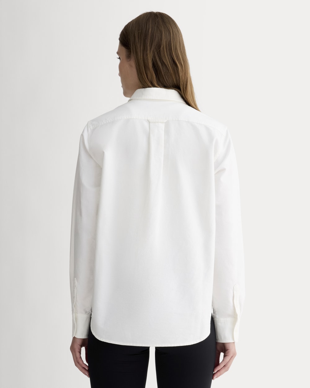 The Must-Have Oxford Shirt in White — detail view