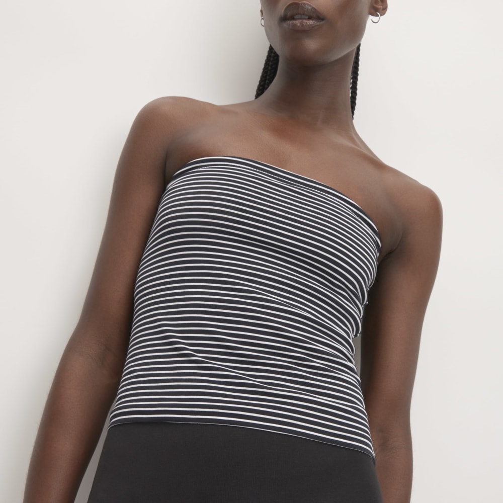 The Tube Top in Black / White — detail view