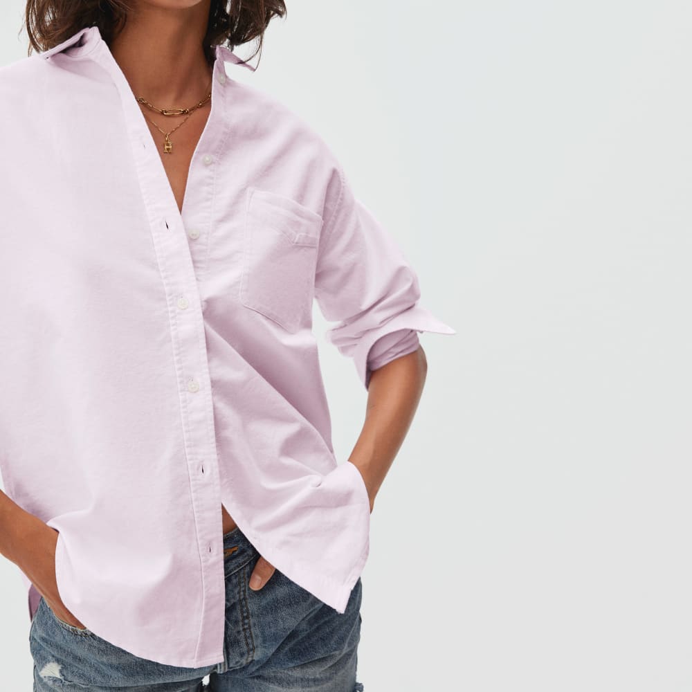 The Must-Have Oxford Shirt in Pale Pink — alternate view