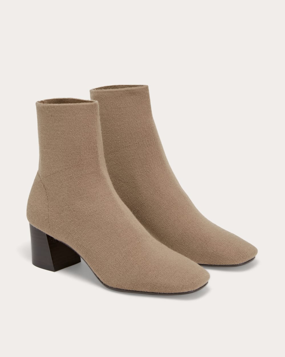 The Day Boot in ReKnit in Cinnamon Latte — detail view