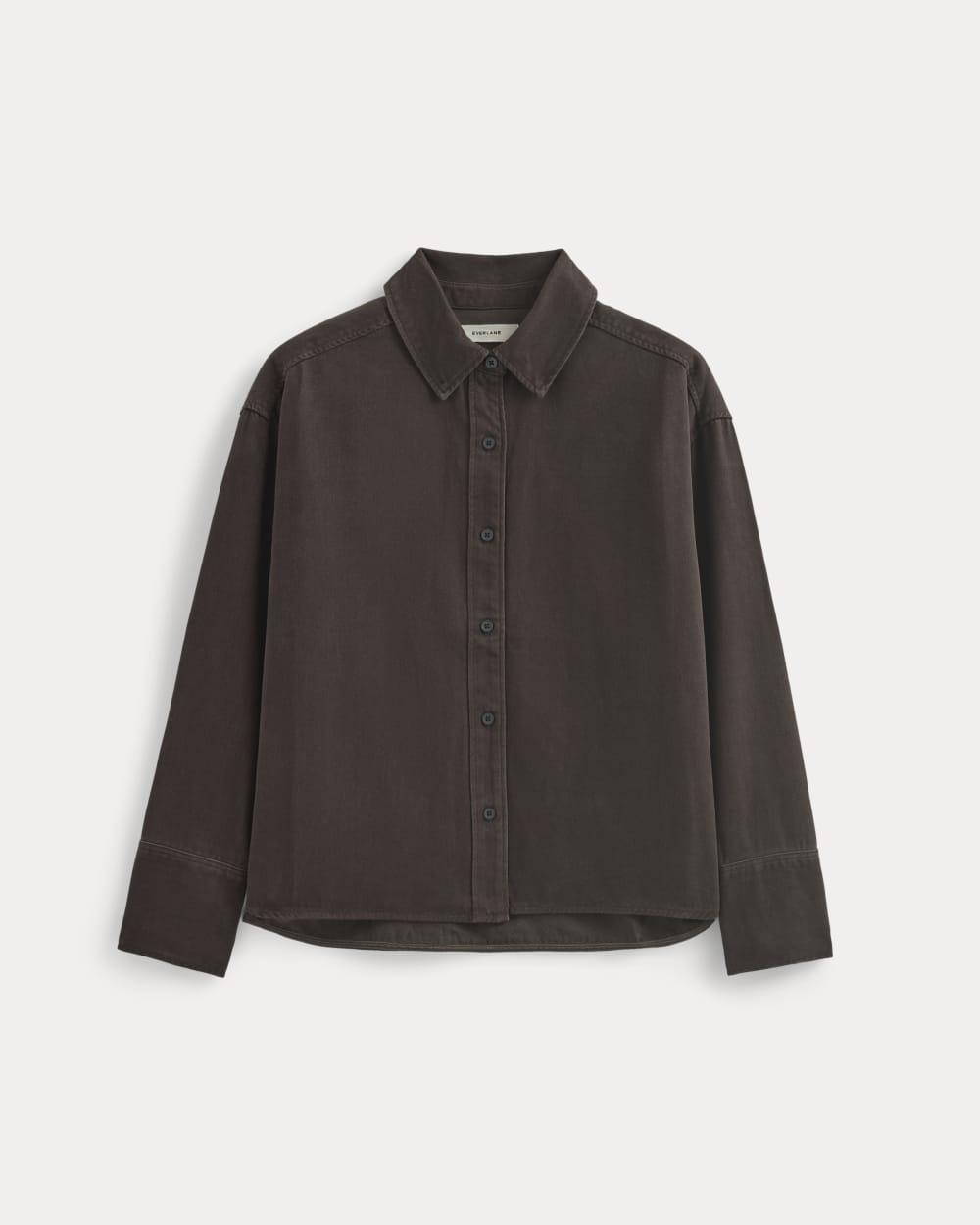 Boxy Shirt in Buttersoft in Coffee Bean — alternate view