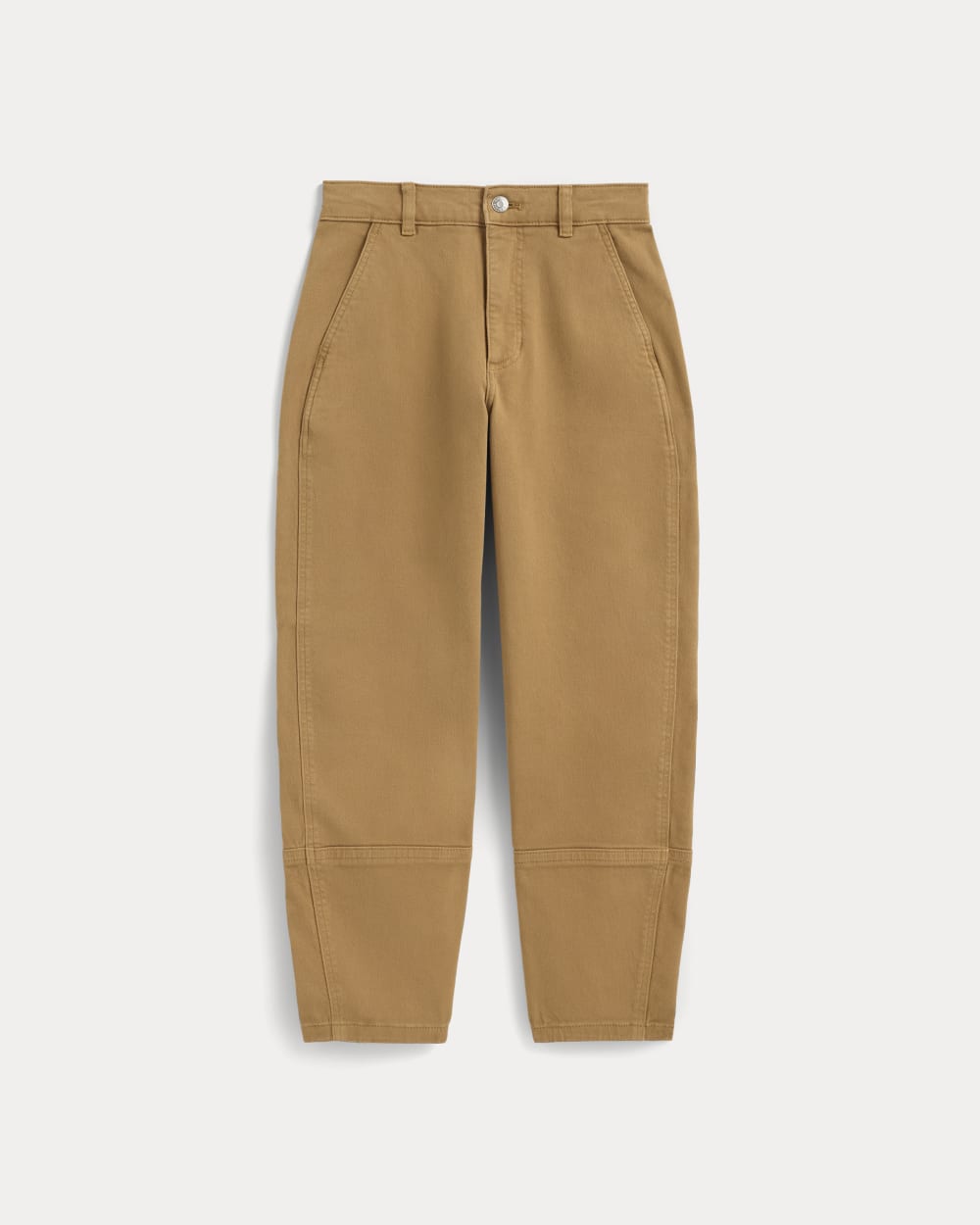 The Utility Barrel Pant in Oak Brown — alternate view