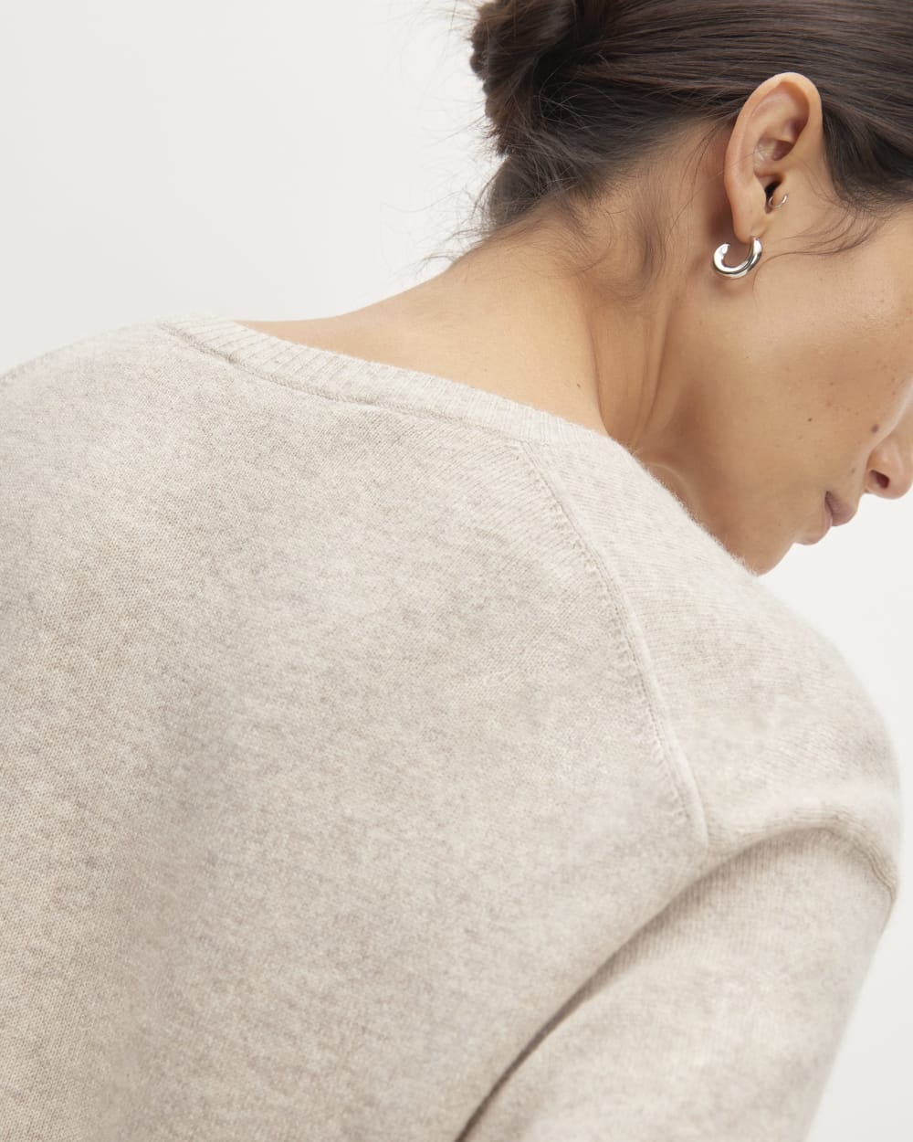 The Classic V in Cashmere in Canvas — detail view