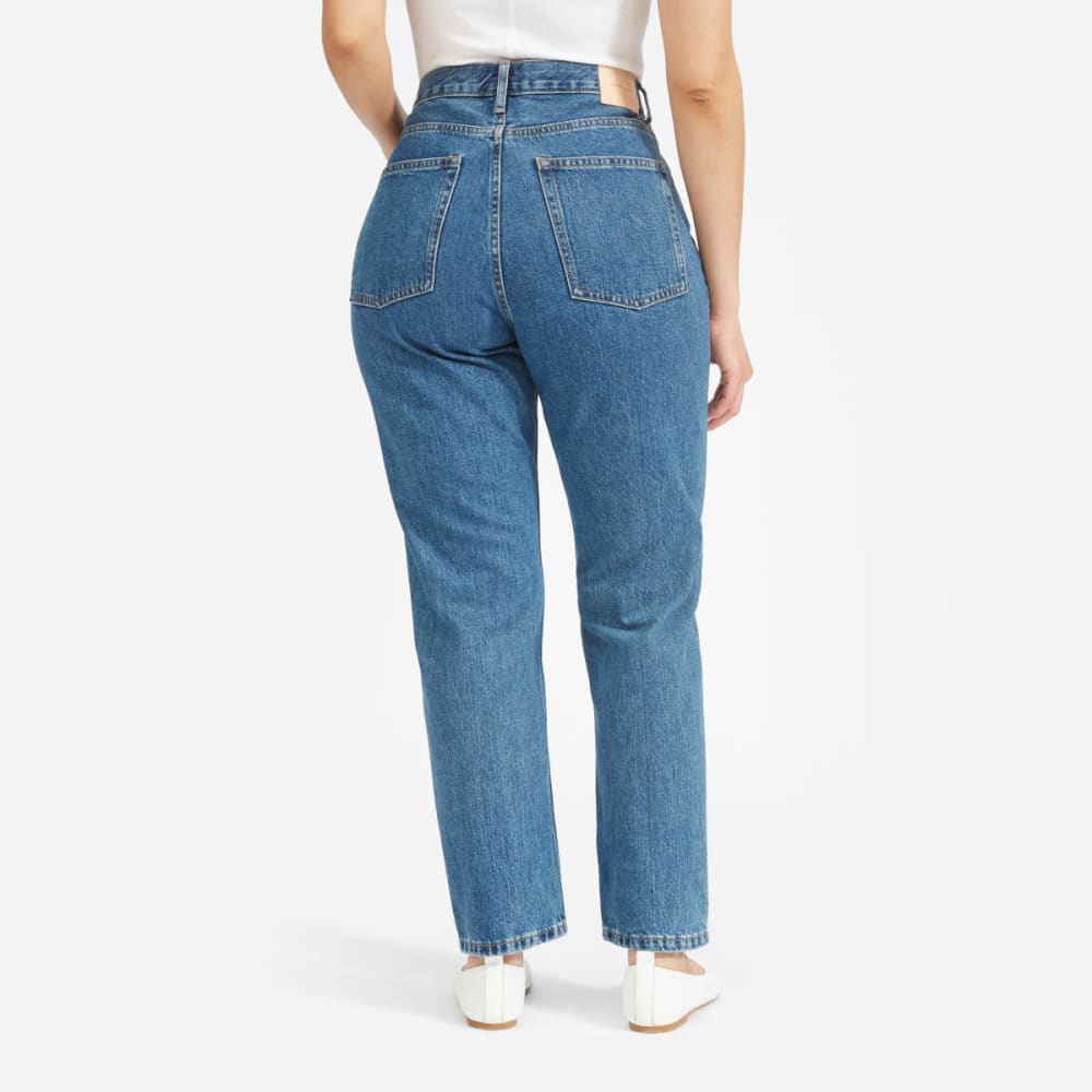 The ’90s Cheeky® Jean in Medium Blue Wash — detail view