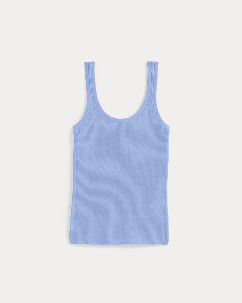 The Light Ribbed Cami in Ultrasoft Merino in Open Air Blue — alternate view