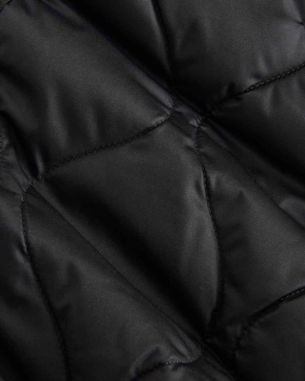 ReNew Quilted Vest in Black — detail view