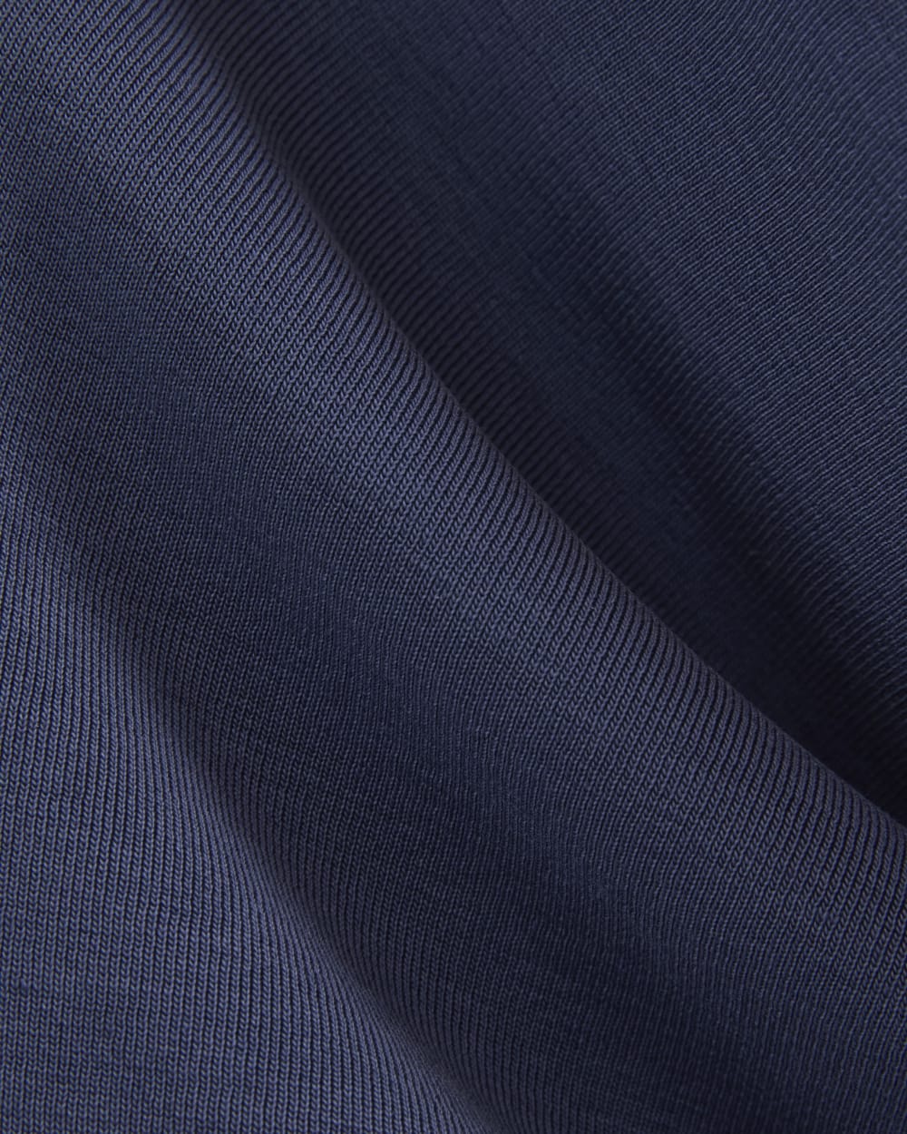 Halter Cowlneck Top in Butterknit in Washed Navy — detail view