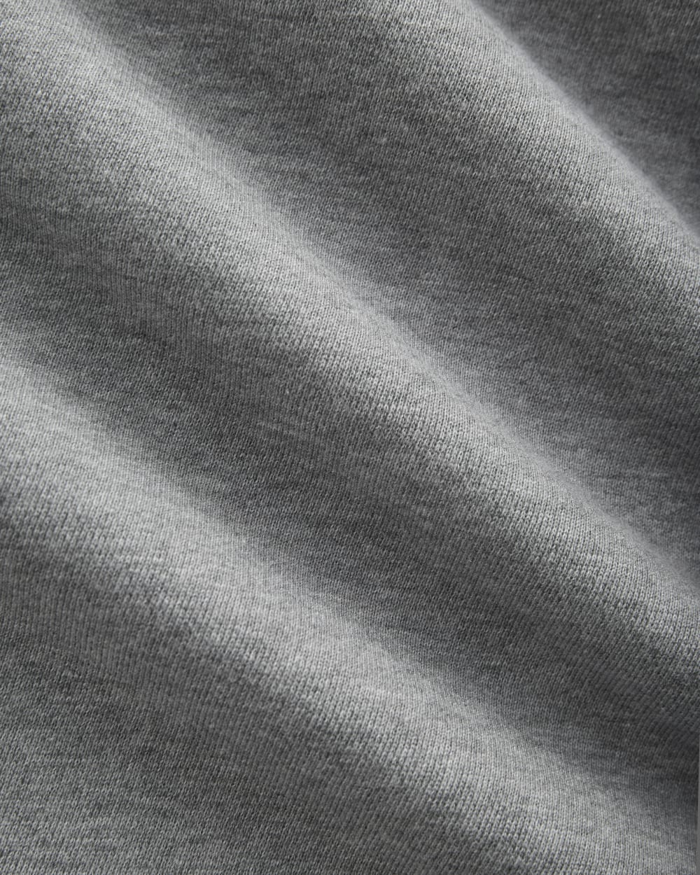 Lightweight Terry Jogger in Vintage Heather Grey — detail view