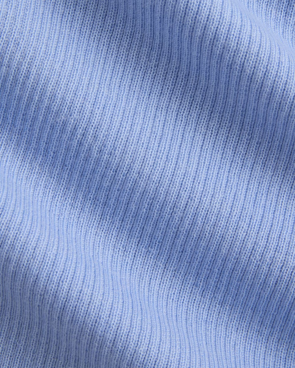 The Light Ribbed Cami in Ultrasoft Merino in Open Air Blue — detail view