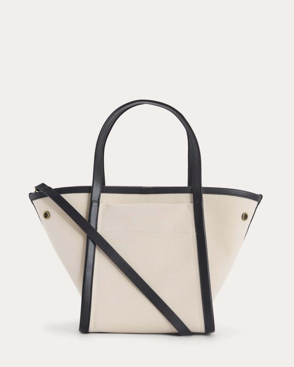 Canvas Mini Lug Tote in Birch — front view