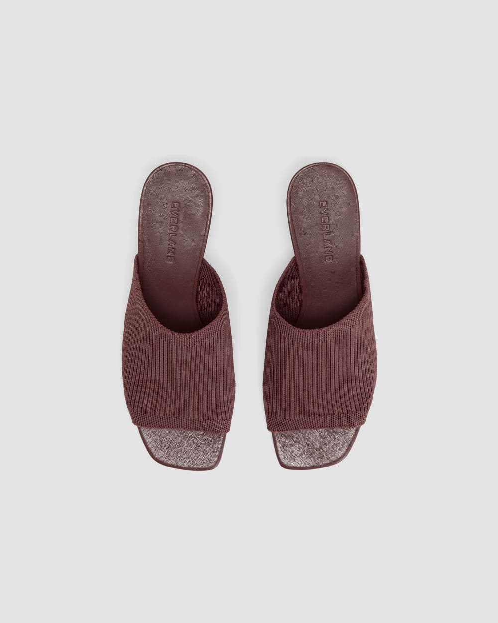 The Glove Mule in ReKnit in Fudge — detail view