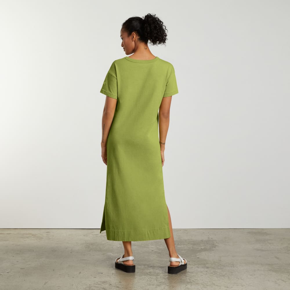 The Organic Weekend Maxi Dress in Pepper — detail view