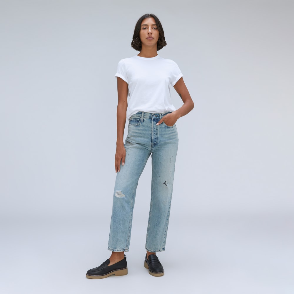 The Rigid Way-High® Jean in Paint Splatter — front view