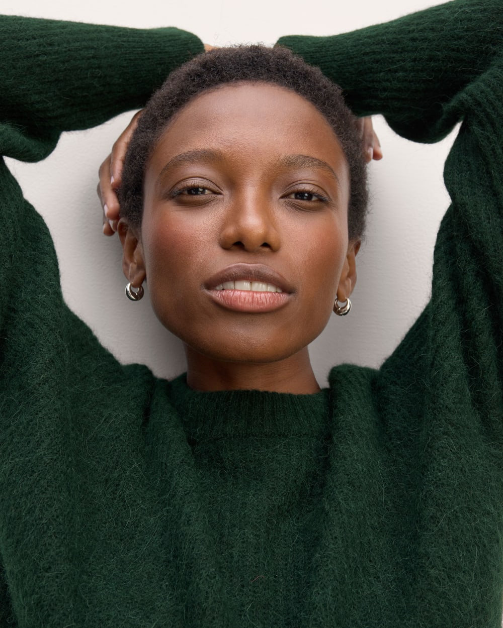 The Cocoon Crew in Alpaca in Scarab — detail view