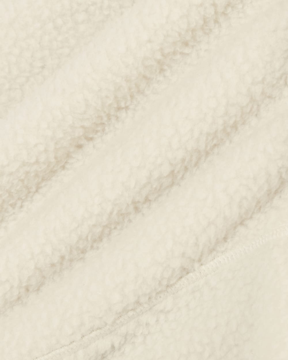 The ReNew Fleece Oversized Half-Zip in Heathered Oat — detail view