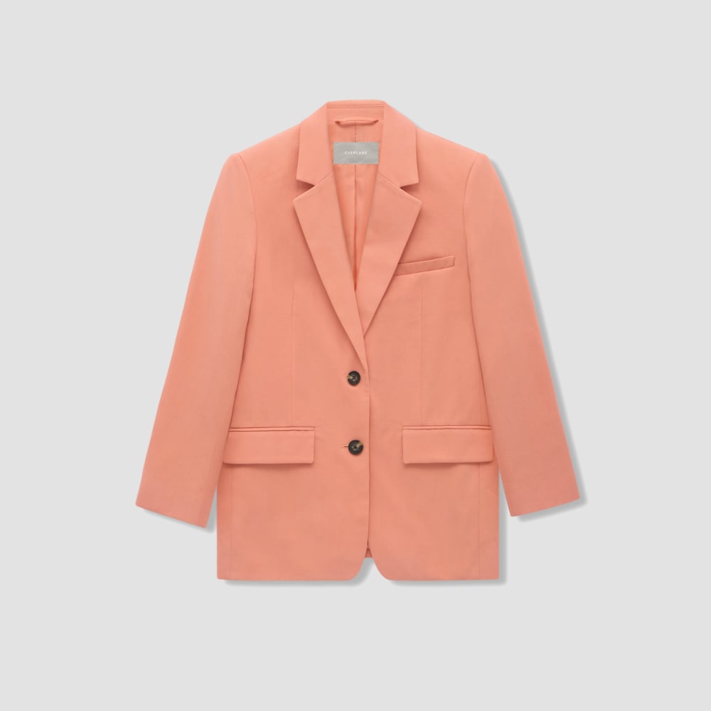 The Oversized Blazer in Buttersmooth in Tawny Pink — alternate view