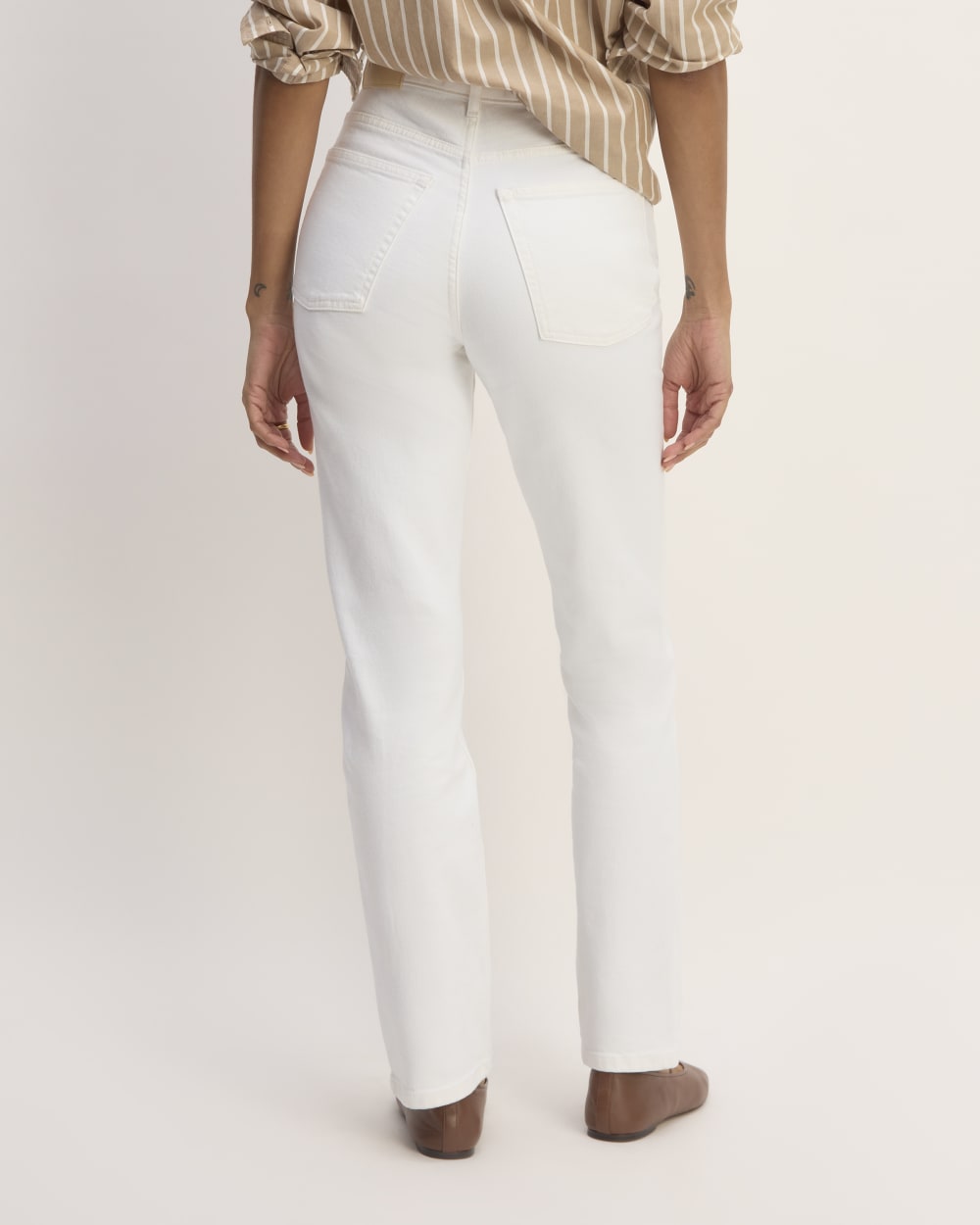 The Way-High® Slim Jean in Bright White — detail view