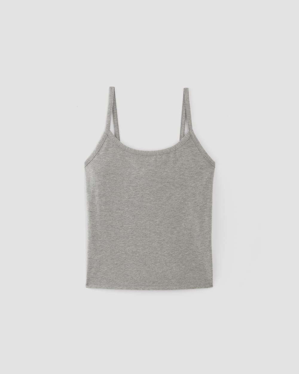 The Supima® Form Spaghetti Strap Cami in Mid Heather Grey — alternate view