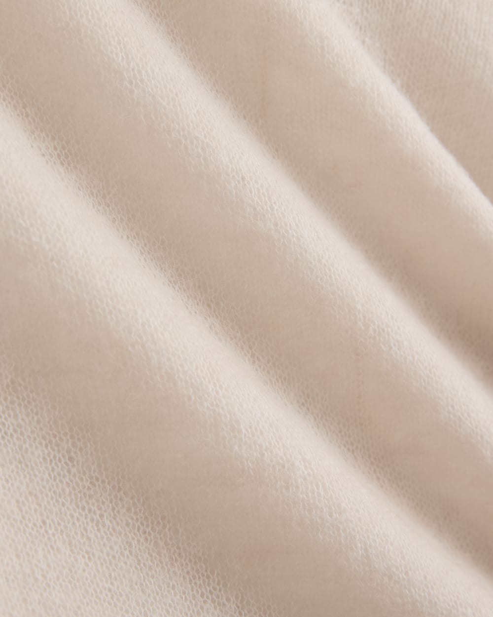 The Air Alpaca™ Relaxed Crew Top in Soft Pink — detail view