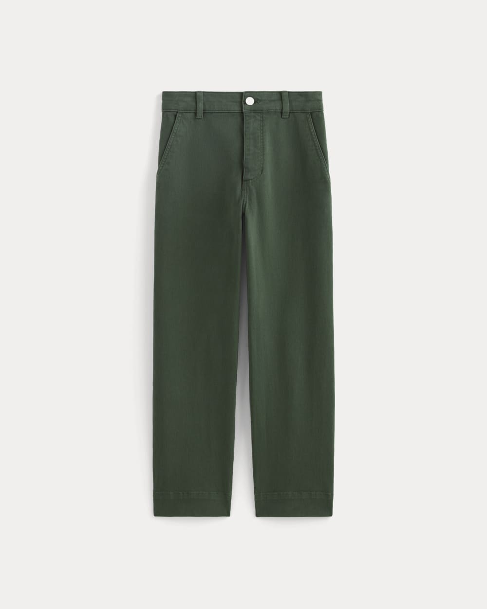 The Utility Straight-Leg Pant in Dark Forest — alternate view