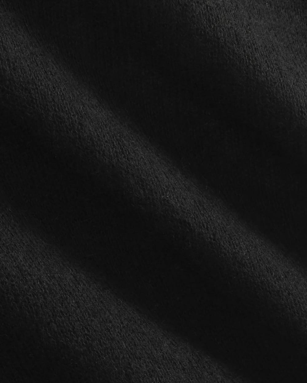 The Air Alpaca™ Relaxed Crew Top in Black — detail view