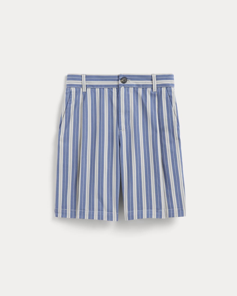 The Pleated Chino Short in Dutch Blue / Natural — alternate view
