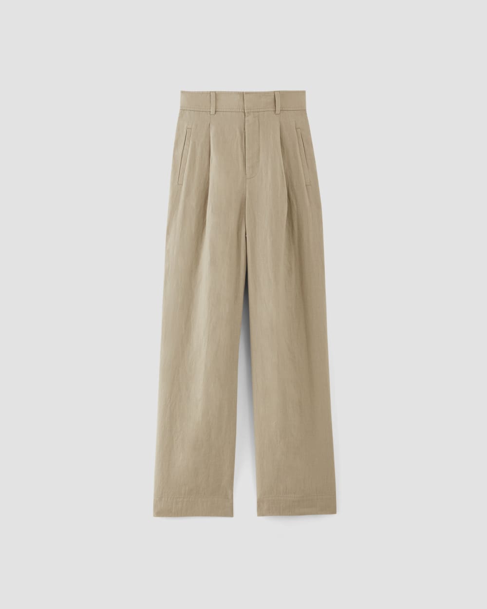 The Linen Way-High® Drape Pant in Trench Coat Khaki — alternate view