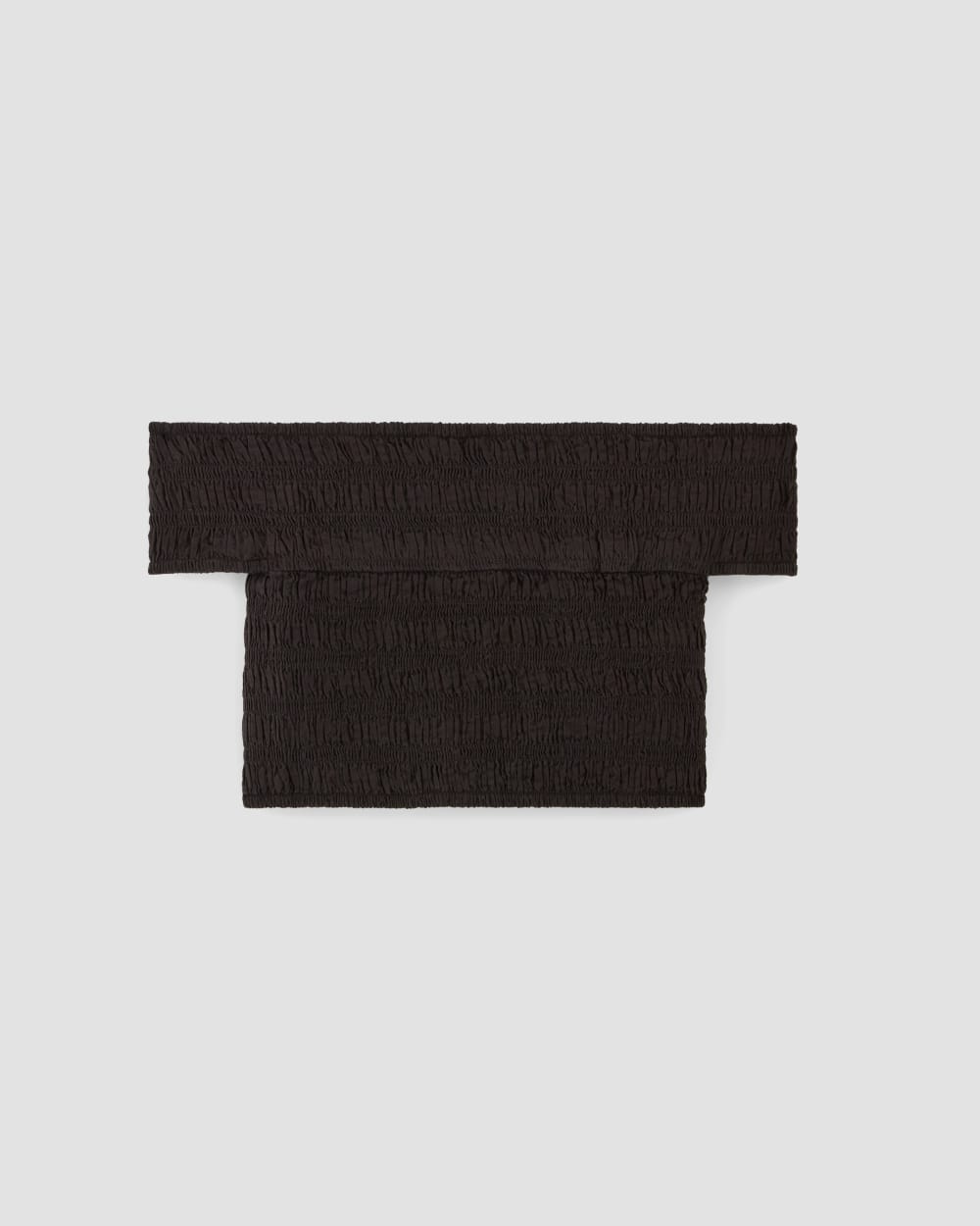 The Gauze Smock Top in Black — alternate view
