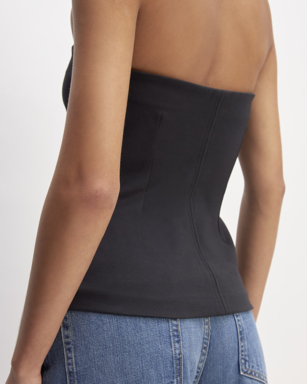 The Dream Tube Top in Black — detail view