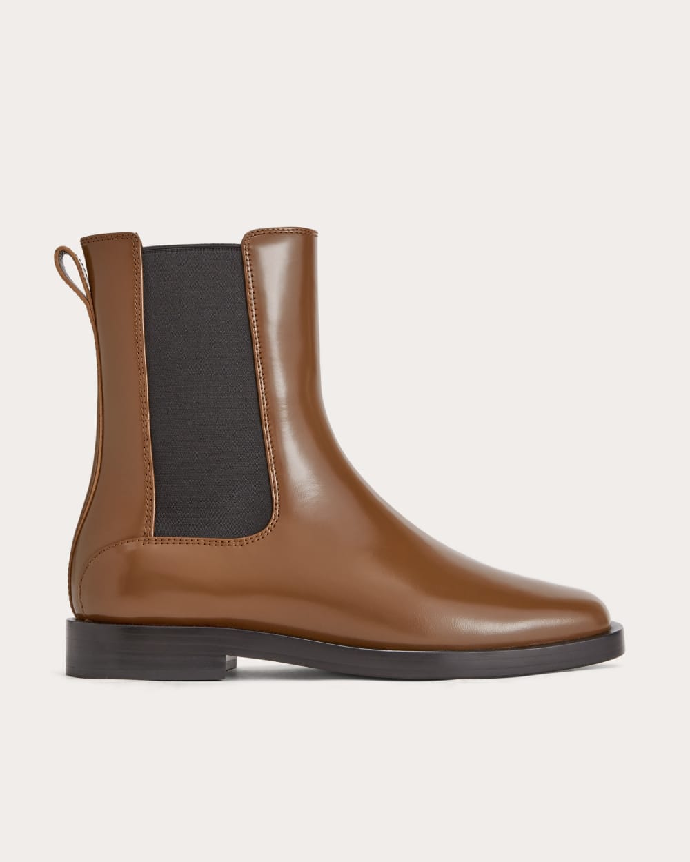 The Chelsea Boot in Rum — front view