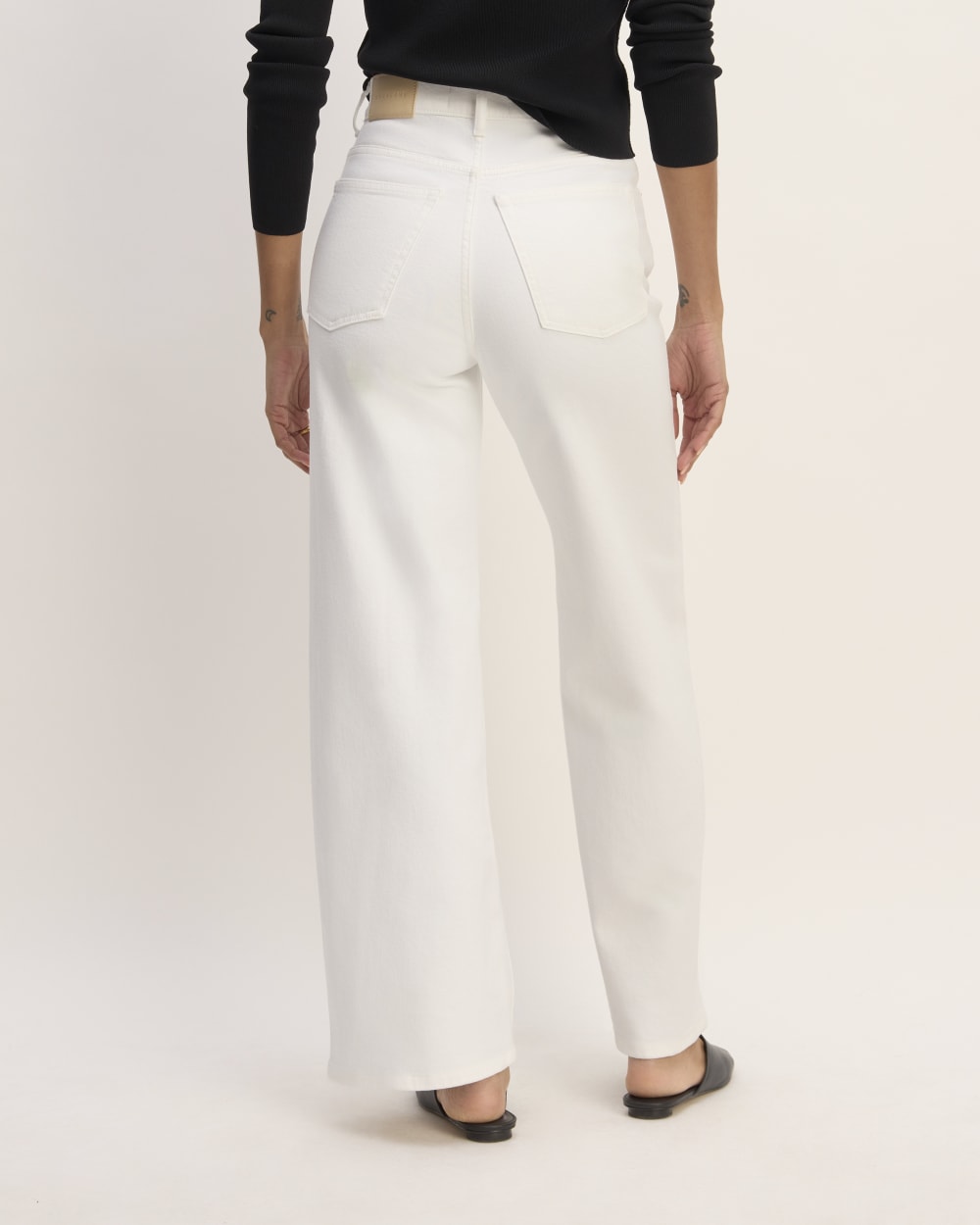 The Way-High® Sailor Jean in Bright White — detail view