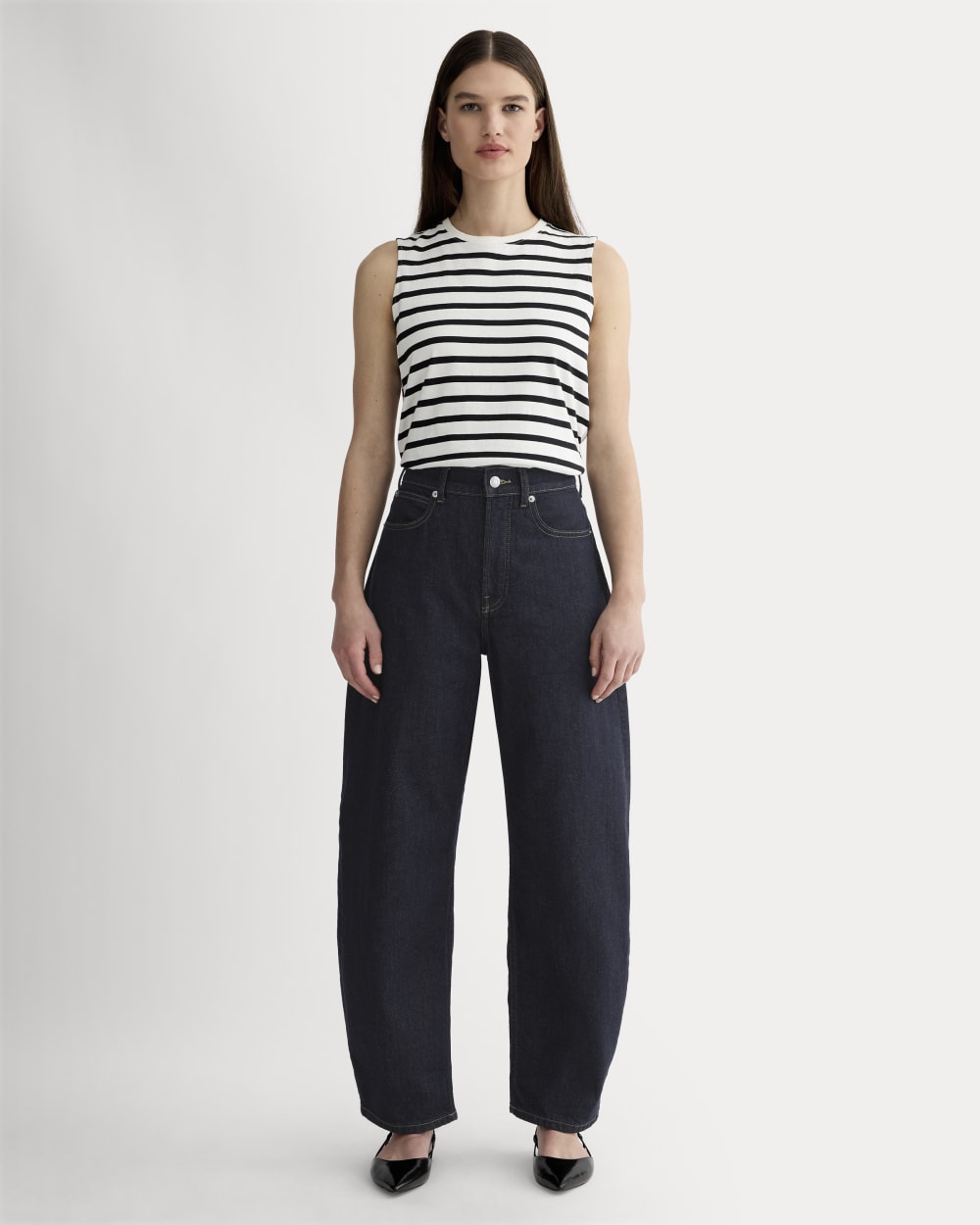 The Way-High® Curve Jean in Pure Blue — front view