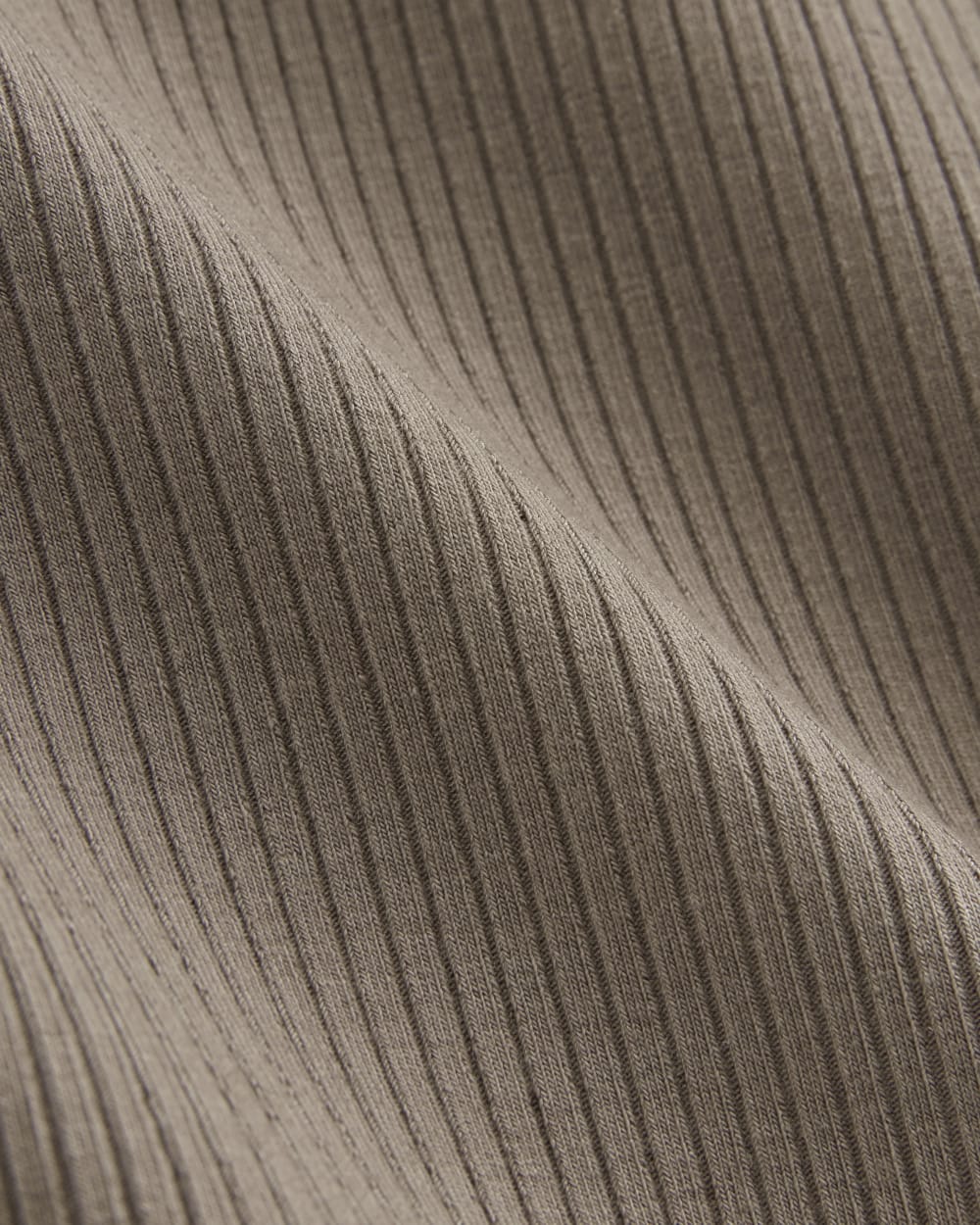 The Shimmy Cutaway Tank in Taupe — detail view