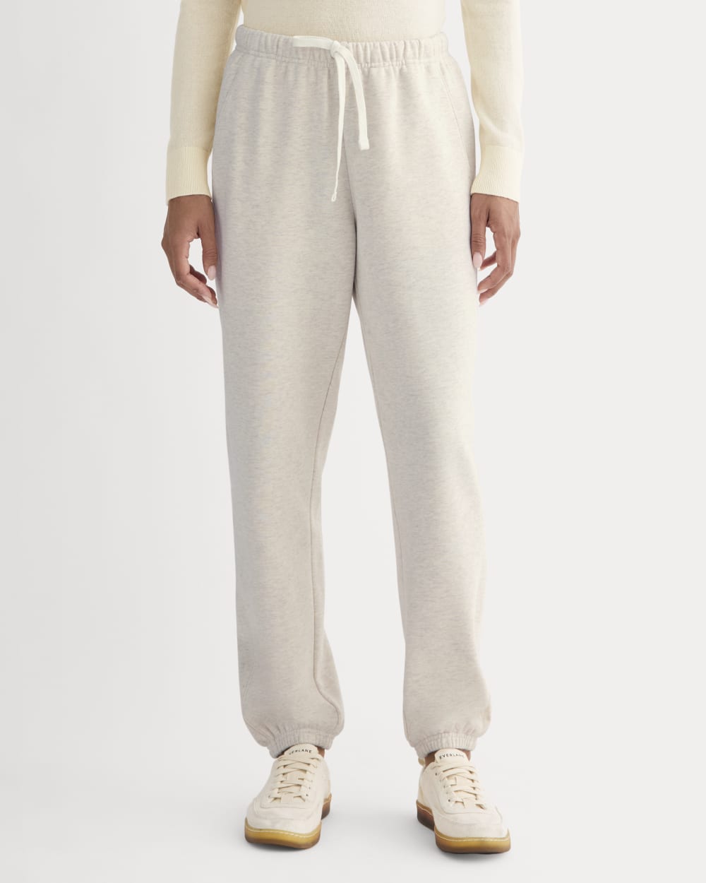 The Off-Duty Jogger in Heathered Oat — detail view