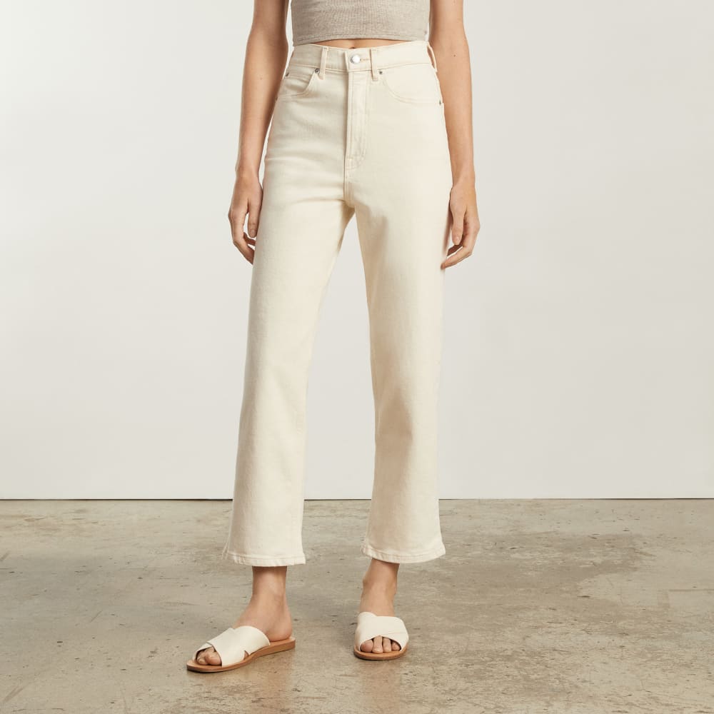 The Way-High® Jean in Ecru — detail view
