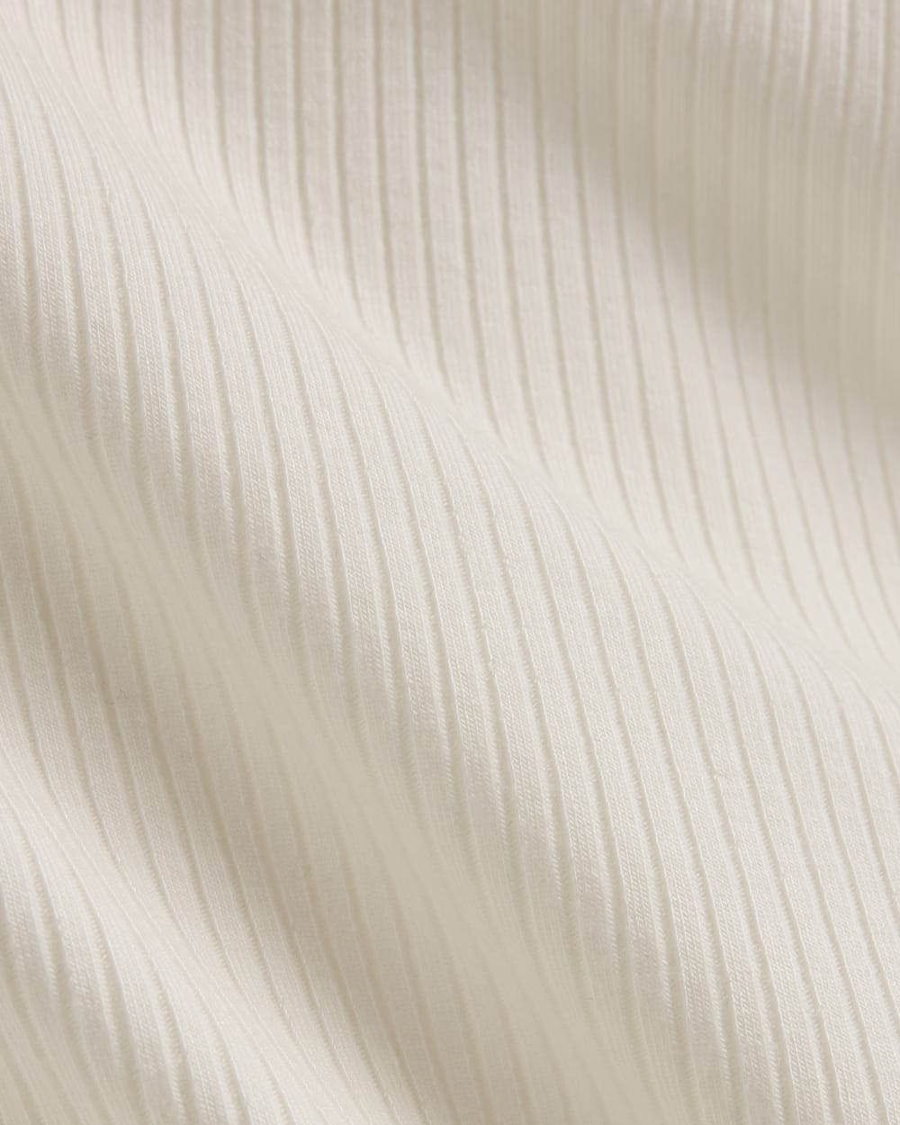 The Shimmy Scoop-Neck Tank in Bone — detail view