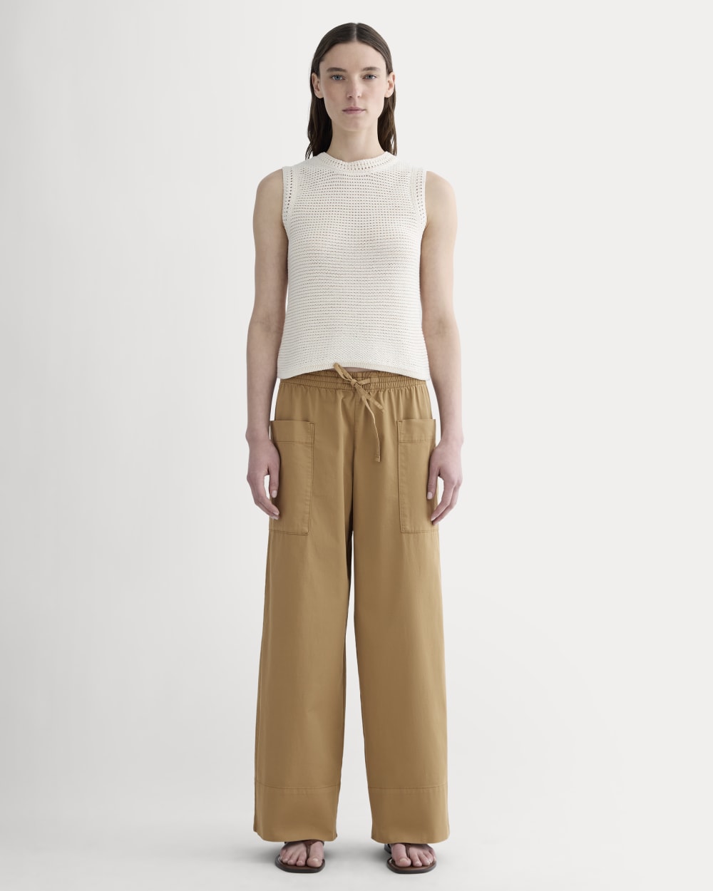 The Easy Cargo Pant in Tiger's Eye — front view
