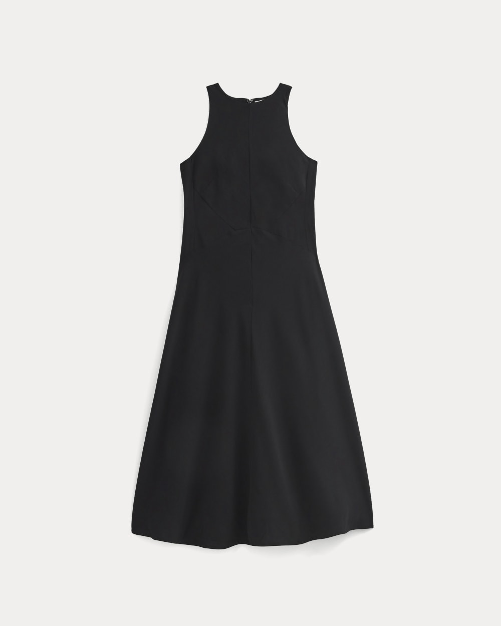 Sleeveless Seamed Dress in Black — alternate view