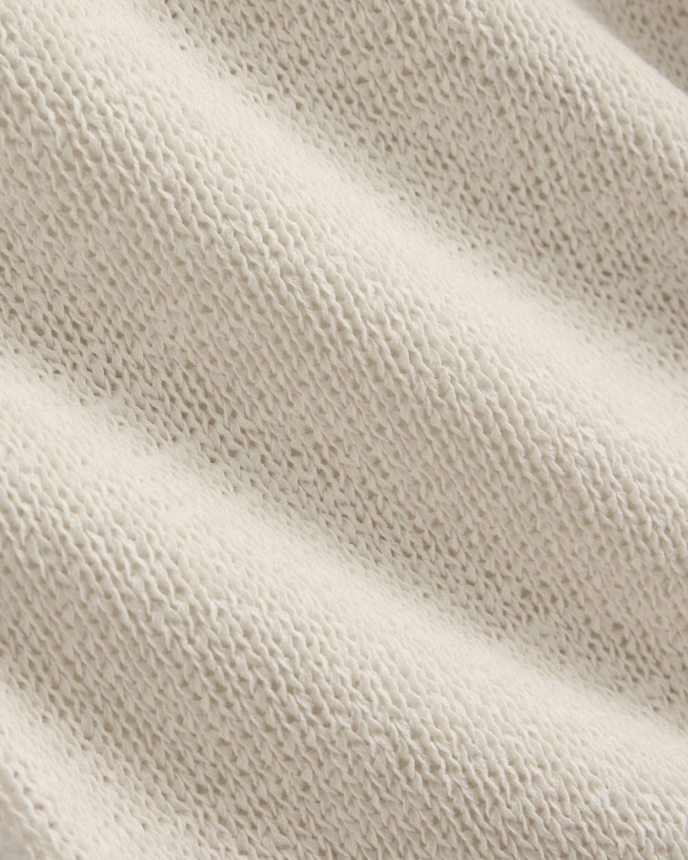 Open Collar Polo in Bone — detail view