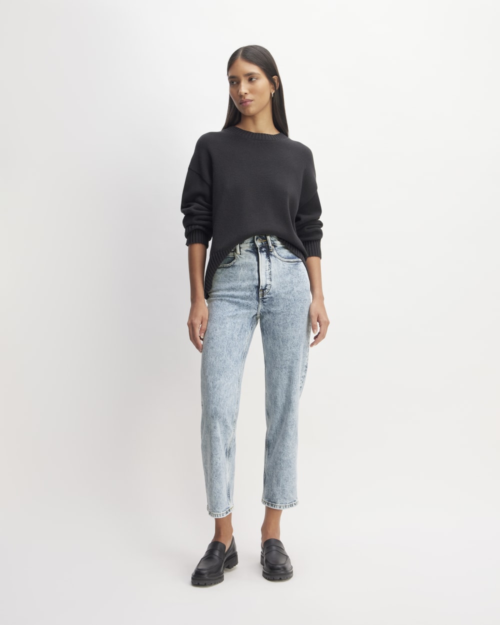 The Way-High® Jean in Folsom Snow — front view