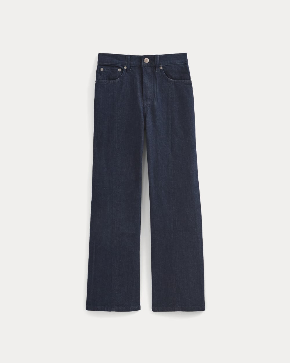High-Rise Kick Flare Jean in Tungsten Rinse — alternate view