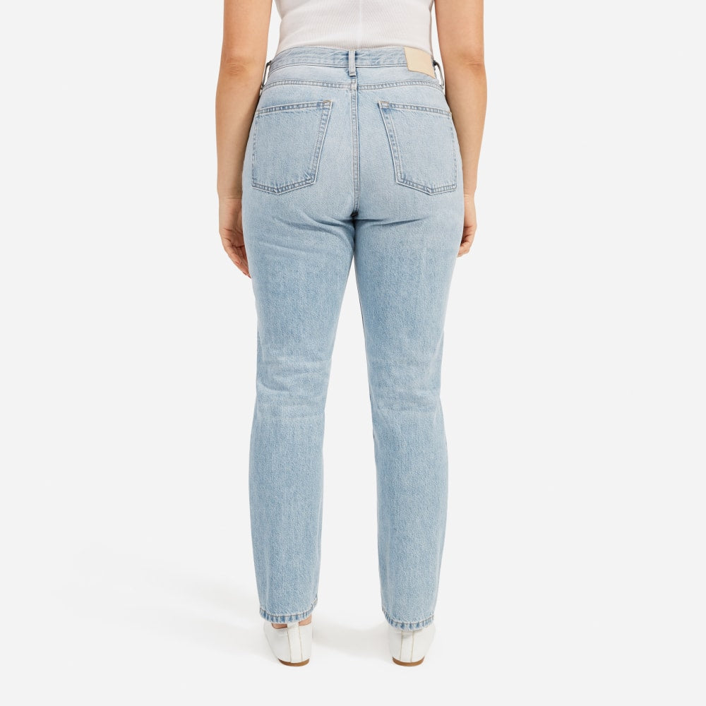 The ’90s Cheeky® Jean in Vintage Sunbleached Blue — detail view